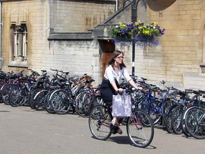 bike broad street flowers