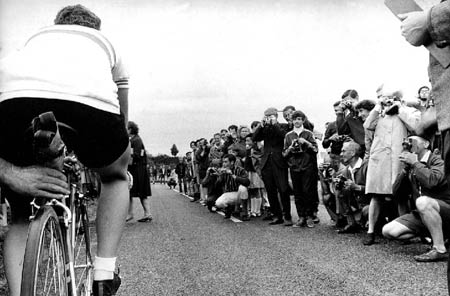 Beryl Burton at Start of 24 Hour Time Trial