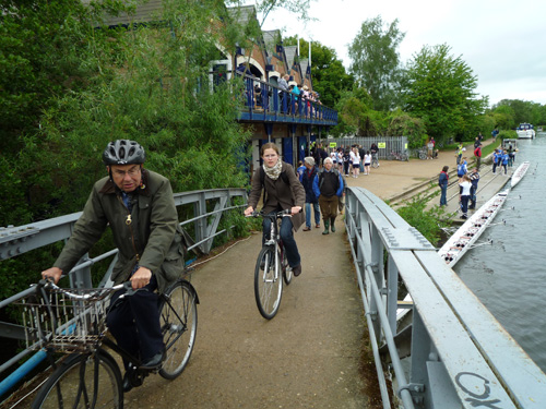 Cyclists Tow path