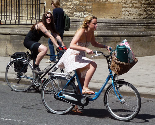 Full Basket and handlebars like a Raleigh chopper