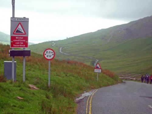 Struggle Kirkstone pass