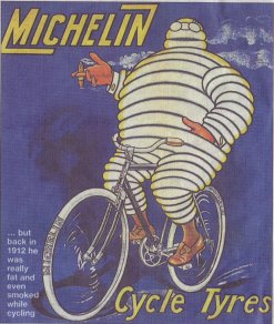 michelin man bicycle