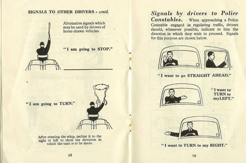 Hand signals-1946-Code